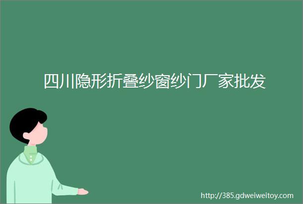 四川隐形折叠纱窗纱门厂家批发